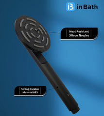 Black Maze Round Hand Shower For Bathroom