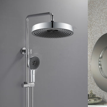 Levelz 12 Inches Round ABS Overhead Shower
