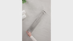 InBath Elite Wave Shower Drain Channel with Collar (SS 304)