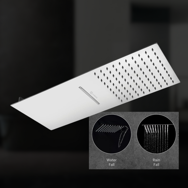 Stainless Steel Overhead Shower (21x9 Inches)